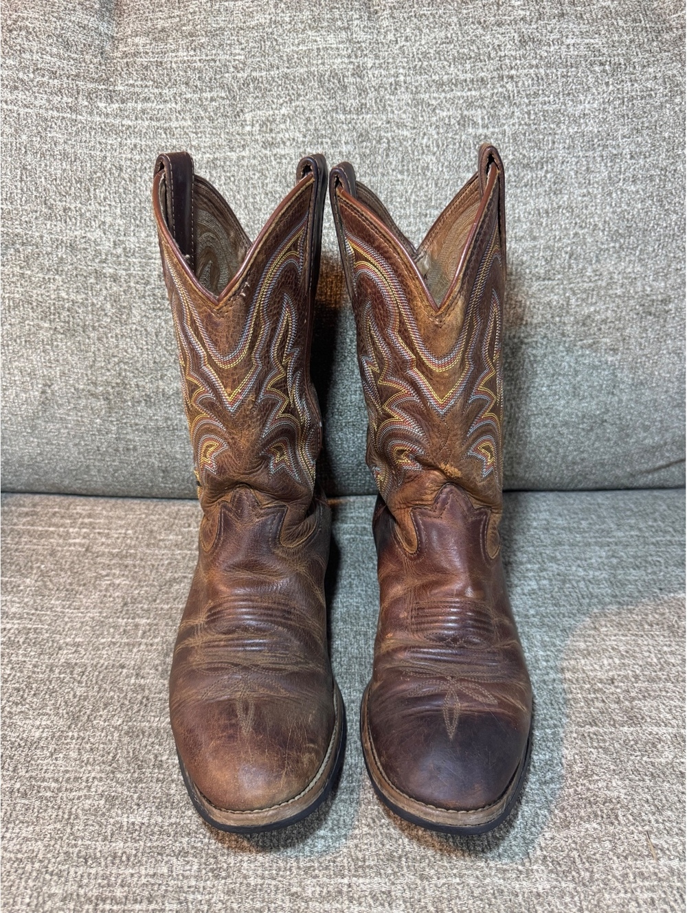 Tony Lama 3R Series Rojo Brown Leather Western Cowboy Boots RR1100 Men’s 7D